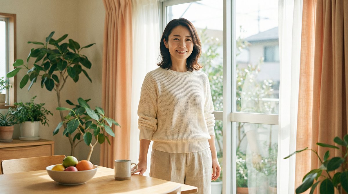 バレエエクササイズで痩せた女性